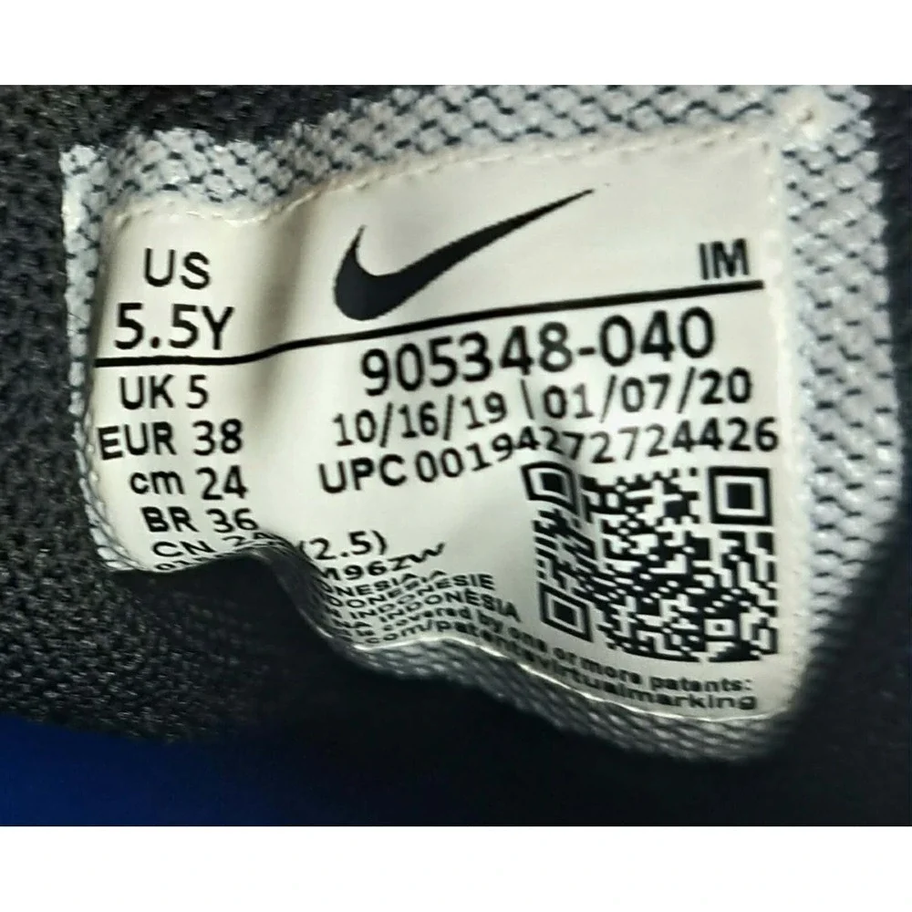 Nike Air Max 95 Sneaker Kids 5.5Y GS Oracle Aqua Comfort Lace Up Walking Shoes